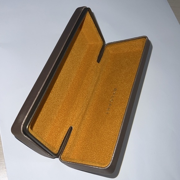 Bvlgari Bulgari Pewter Hardshell Eyeglasses Sunglasses Case - Picture 5 of 5